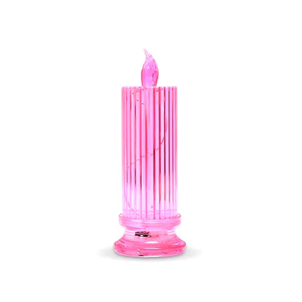 Big Simple Candles for Home Decoration, Crystal Candle Lights, Diwali (Multicolor)
