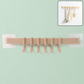 Self-Adhesive 6-Hook Wall Hanging Rack 