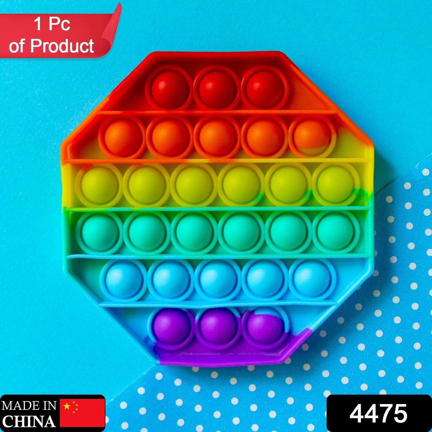 Fidget toy with ping bubbles