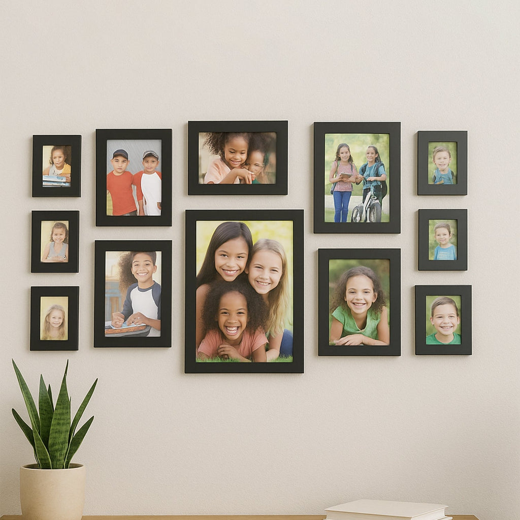 Wall Crest 12-Piece Photo Frame Collection