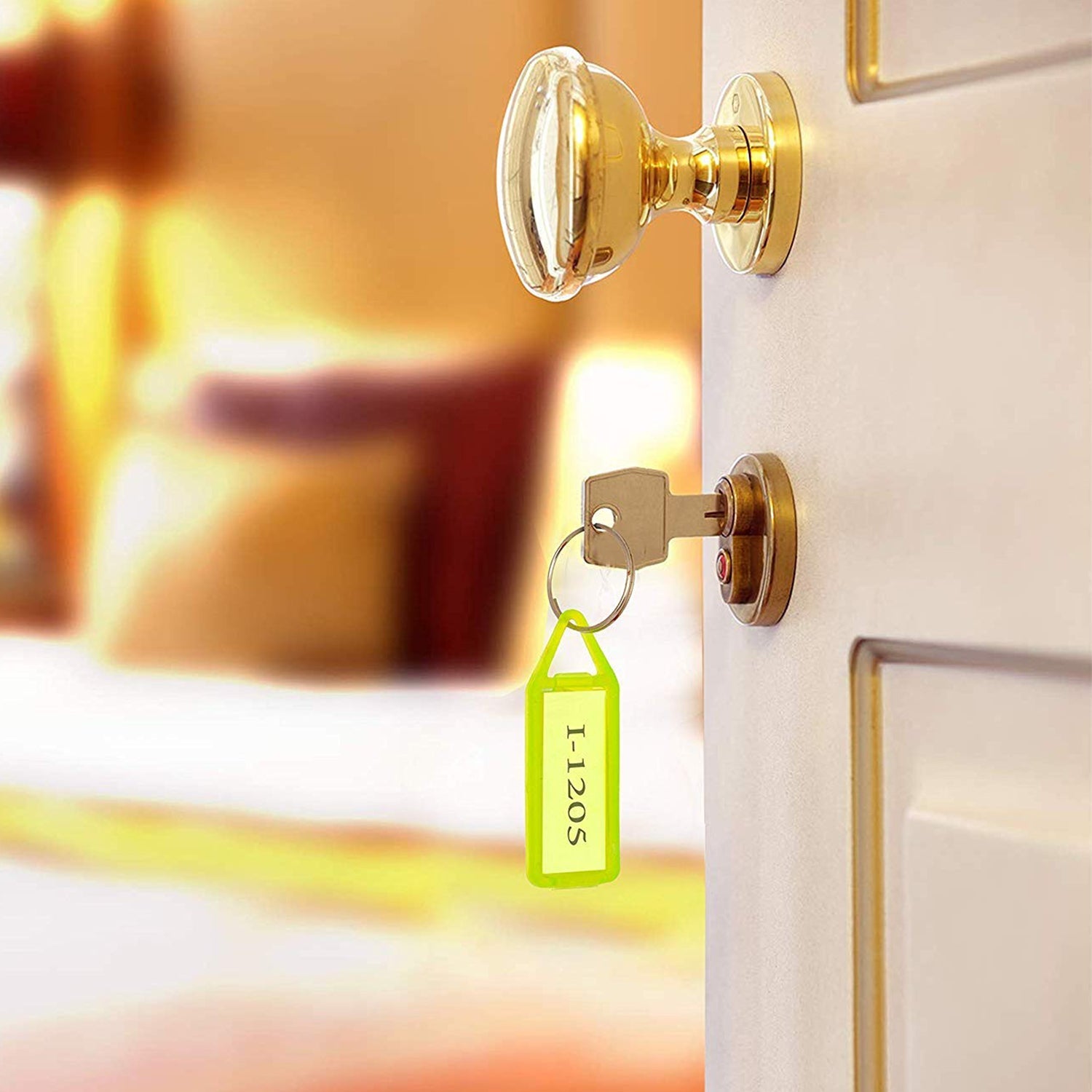 10 Pc Keychain Tag Label Used For Decorative Purpose On Keys And All