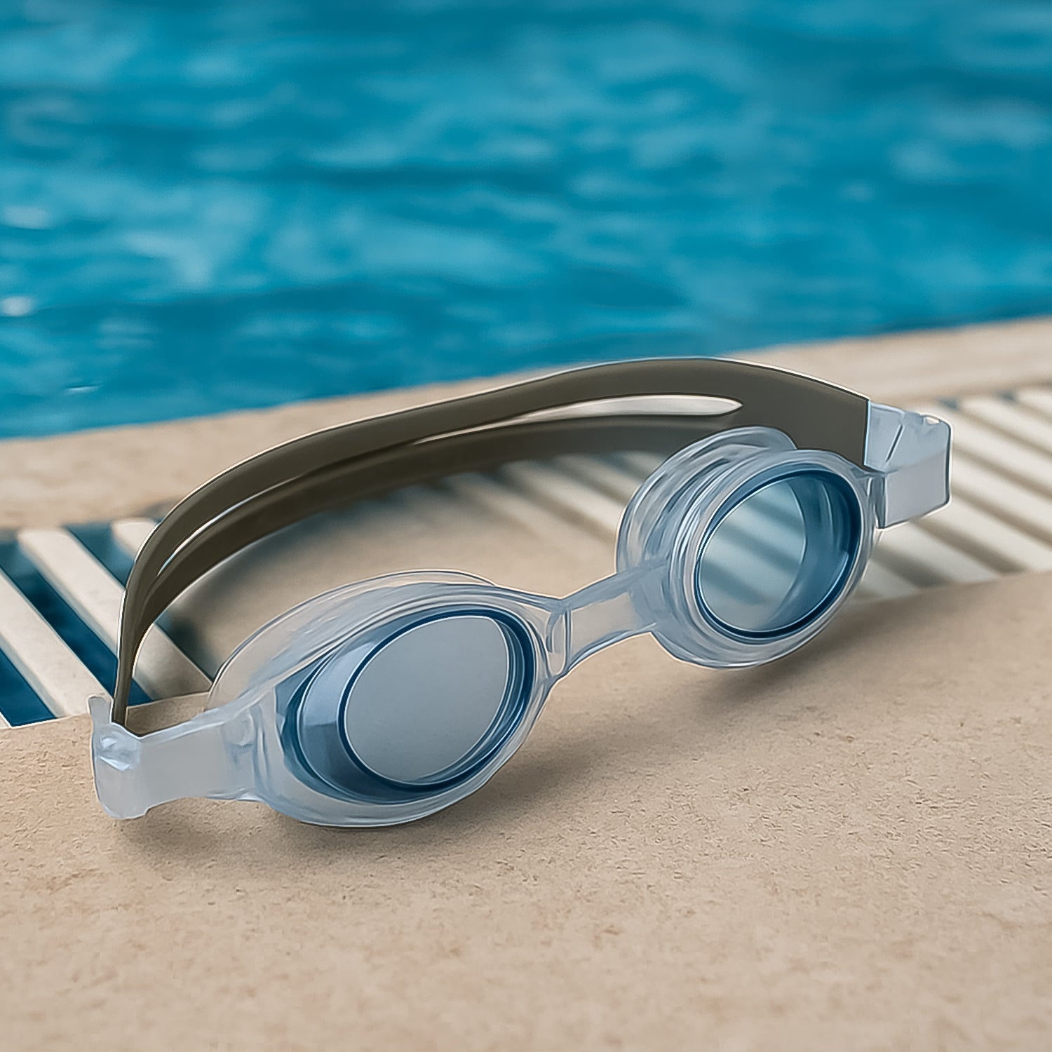 Knx Anti-Fog Protected Swimming Goggle (1 Pc)