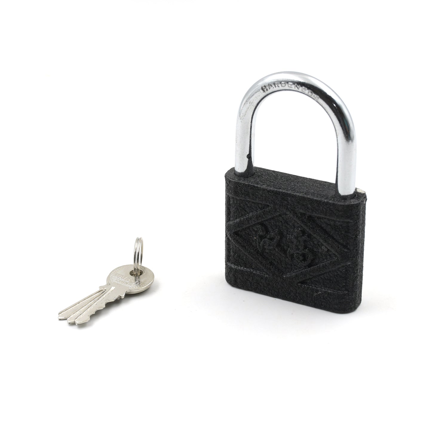 Thickened Black Iron Padlock – Brass Core, Waterproof, Anti-Theft (75/60/32mm)
