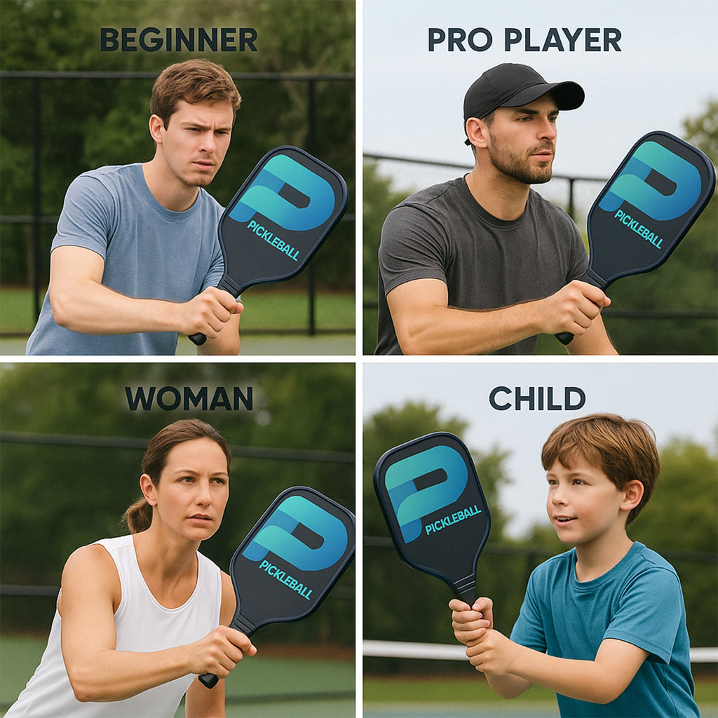 Professional Fiberglass Pickleball Paddle with Cushion Grip Handle