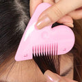 Heart Shape Baby Hair Scissors - Lightweight Stainless Steel Thinning Shears for Girls, Hair accessories
