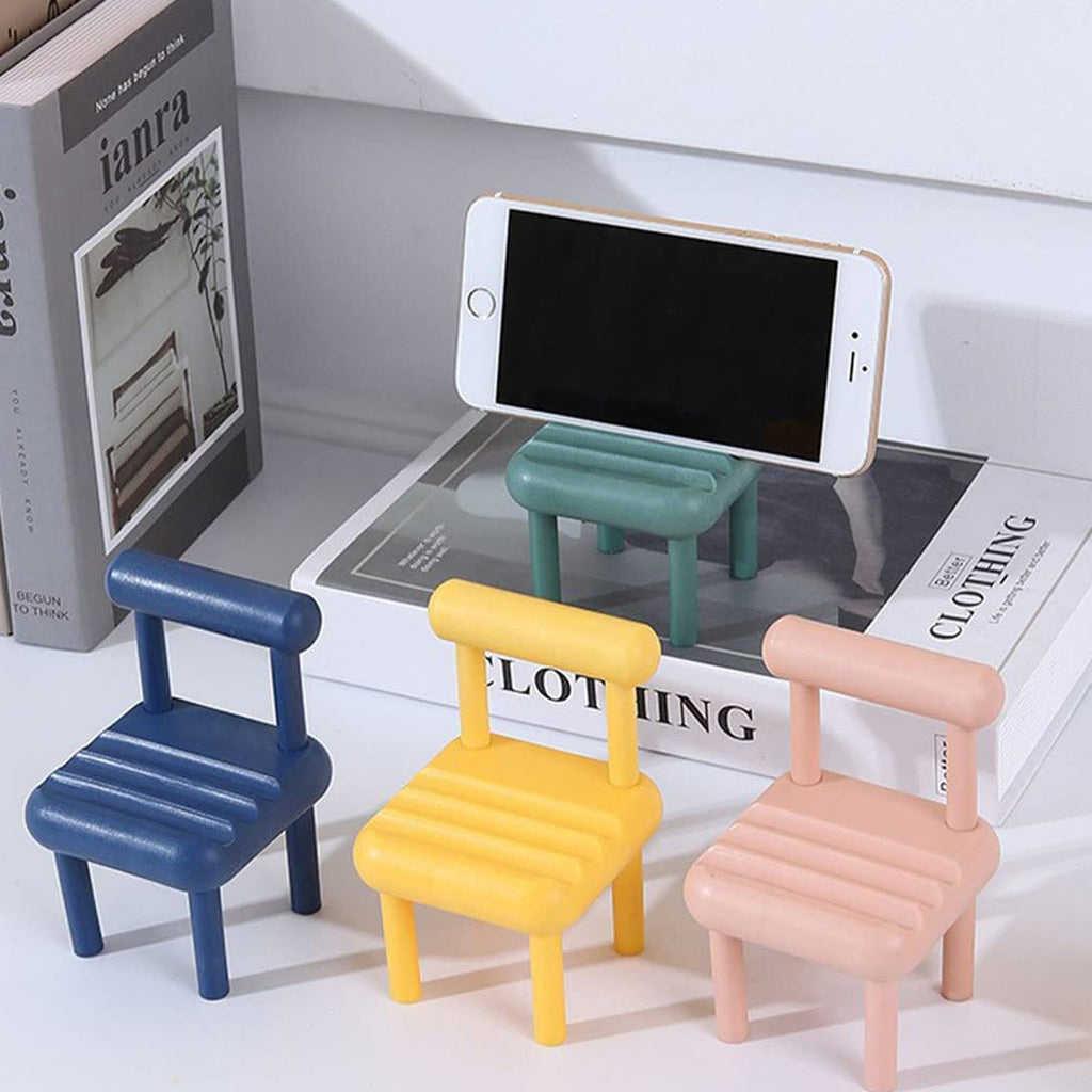 Mini Chair Phone Holder for All Mobile Phones (1 Pc)