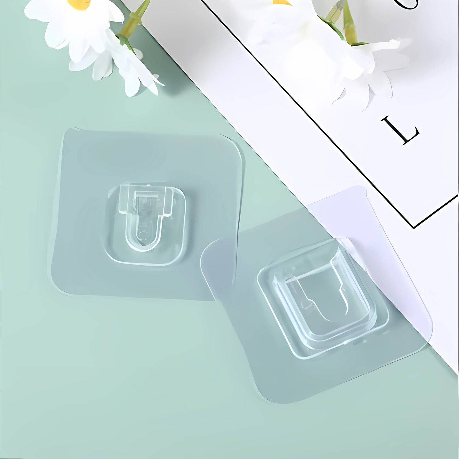 Transparent Plastic Wall Hooks