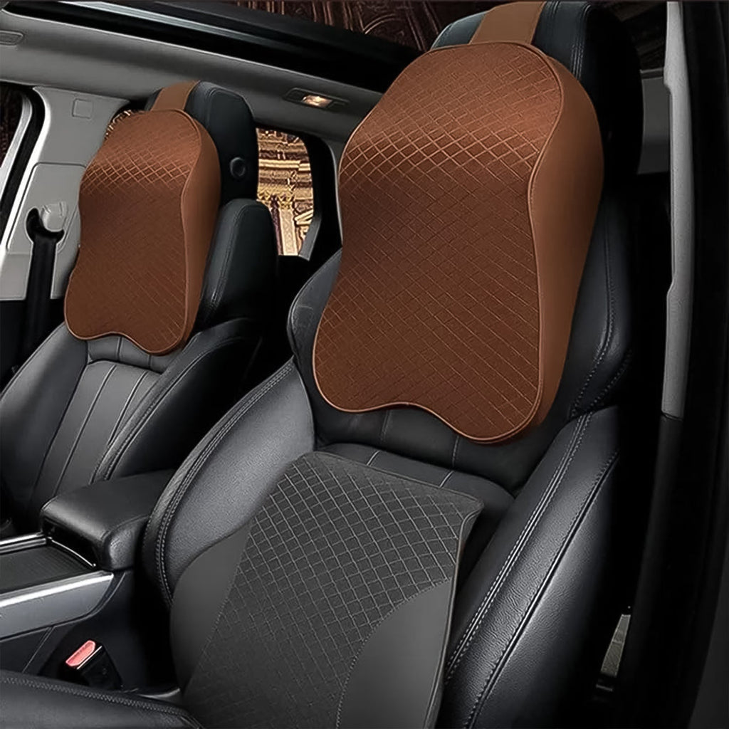 Say Goodbye to Neck Pain: Memory Foam Car Neck Pillow for Drivers (1 Pc, Mix Color)