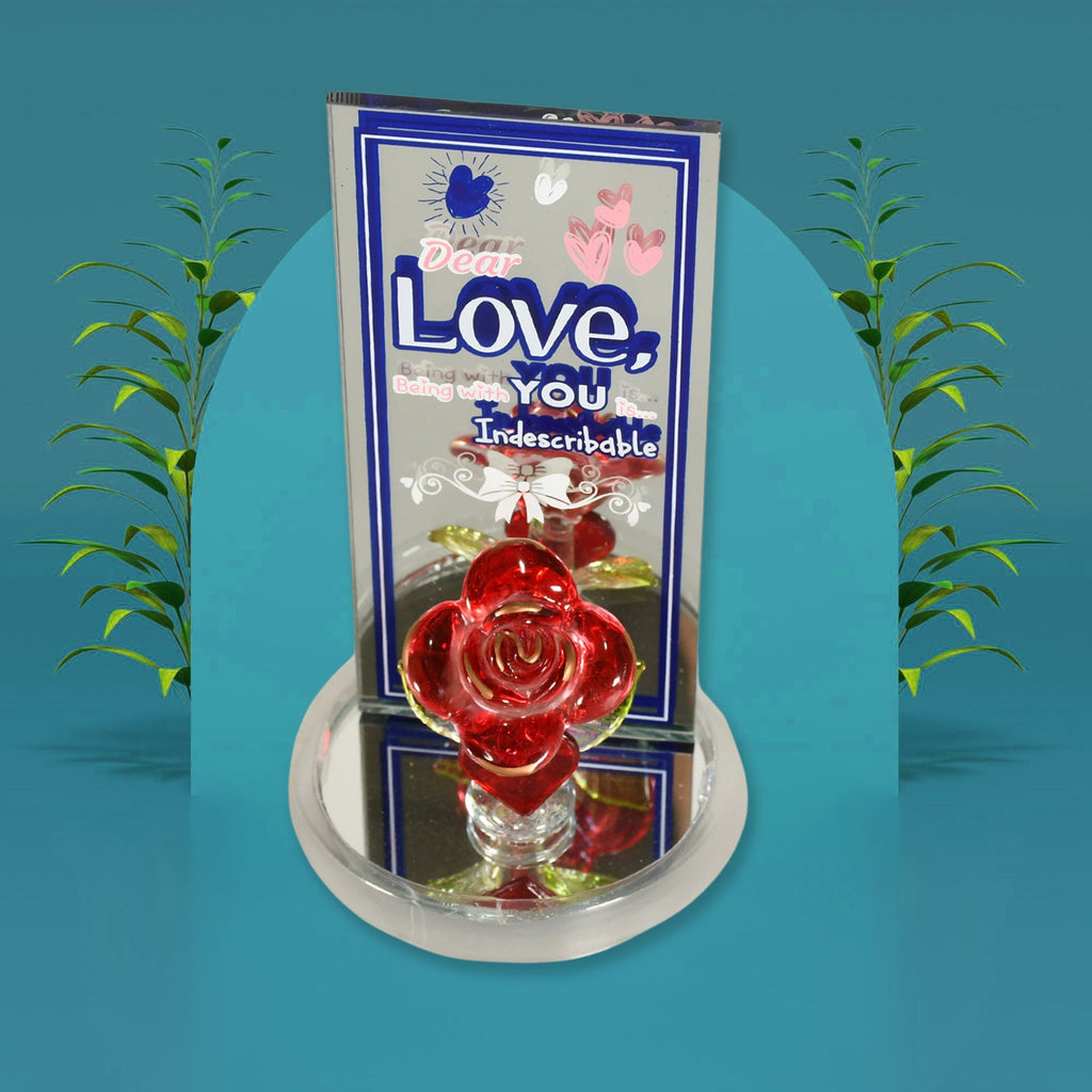 Lovely Rose Showpiece – Romantic Gift Set for All Occasions (1 Pc)