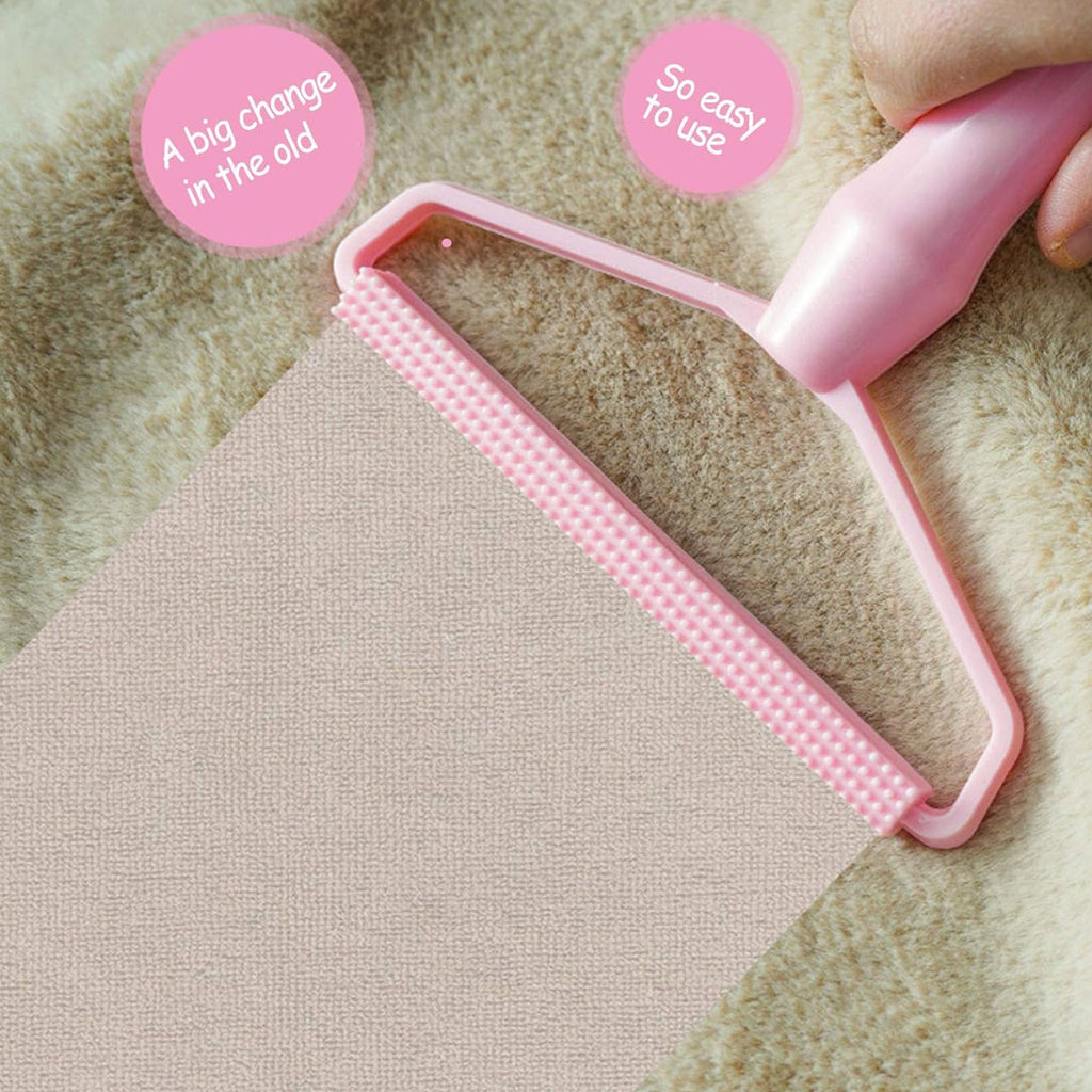 2in1 Portable Lint Remover for Home Use | Use for Removing Lint Dust in Furniture and Wool Clothes Sweater Carpet | Woolen Fabrics Brush Sticky Lint Roller with Long Handle (1 Pc)
