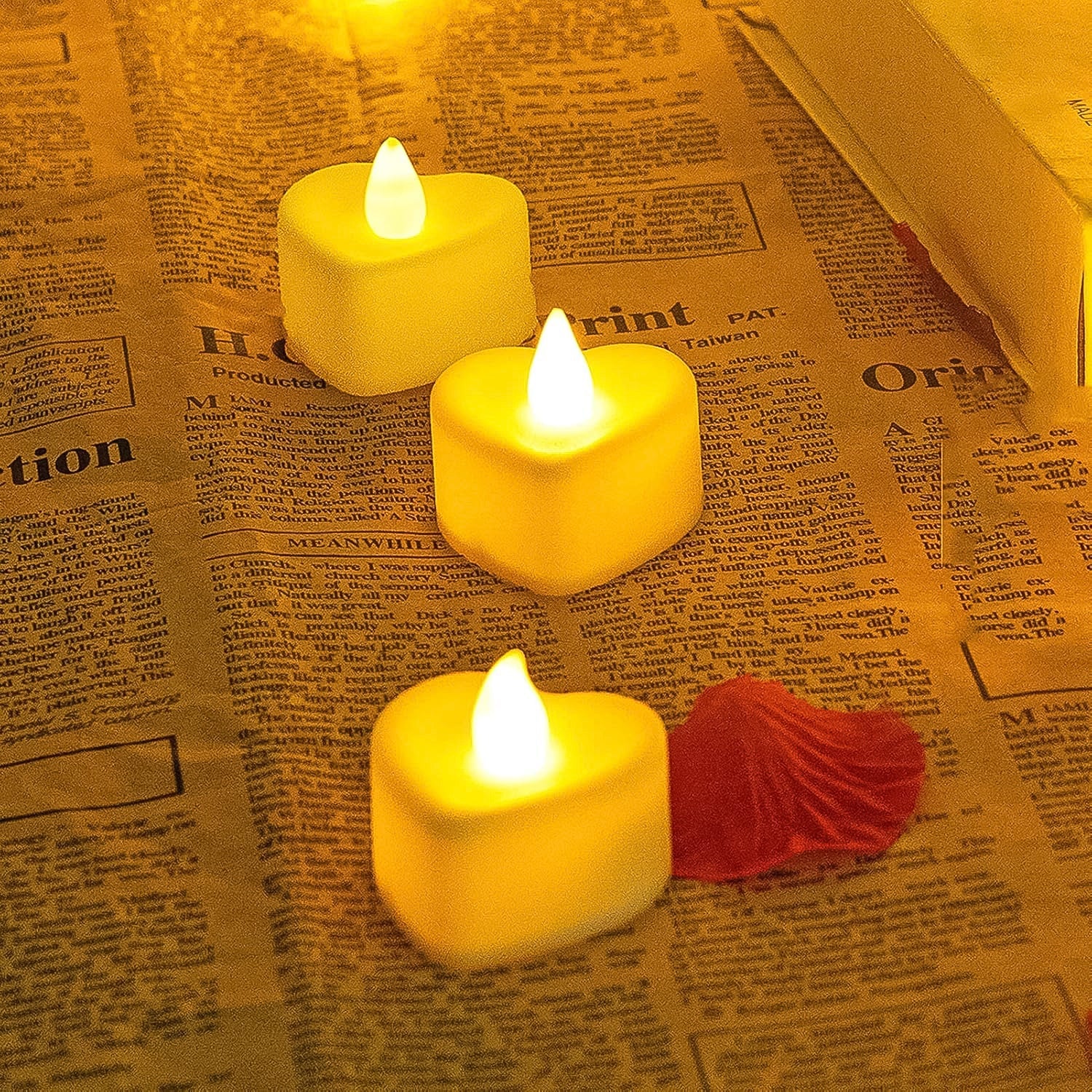 Festival Decorative LED Tealight Candles – Battery Operated for Party, Wedding, Birthday & Gifts, Diwali (24 Pc Set)