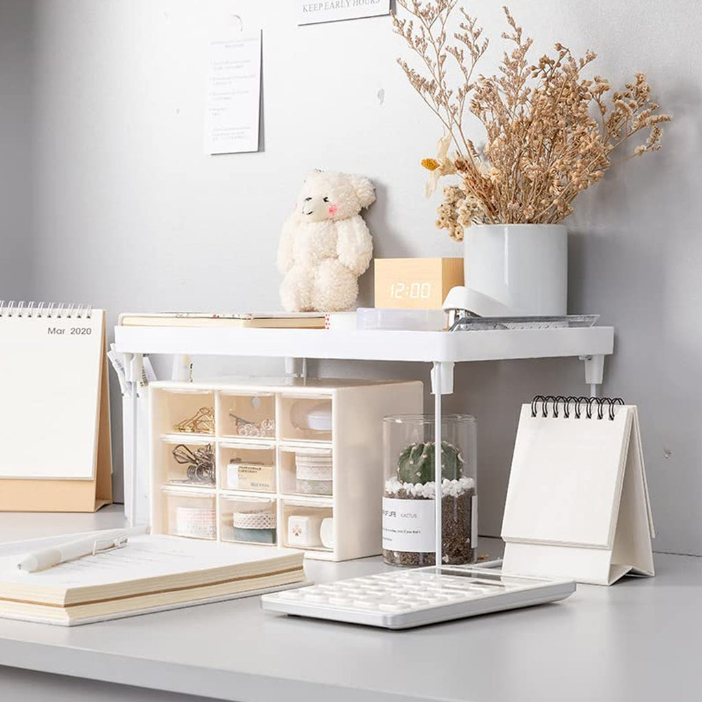 Plastic Bathroom Organizer Kitchen Utility Storage Rack (32x19.5 Cm / 1 Pc)