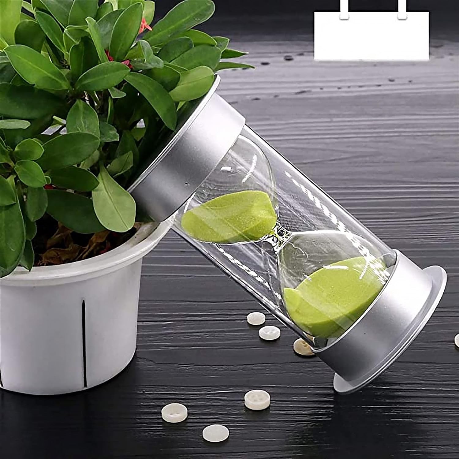 45-Minute Green Sand Timer – Hourglass Time Management Tool for Classroom & Games (Color : Green)
