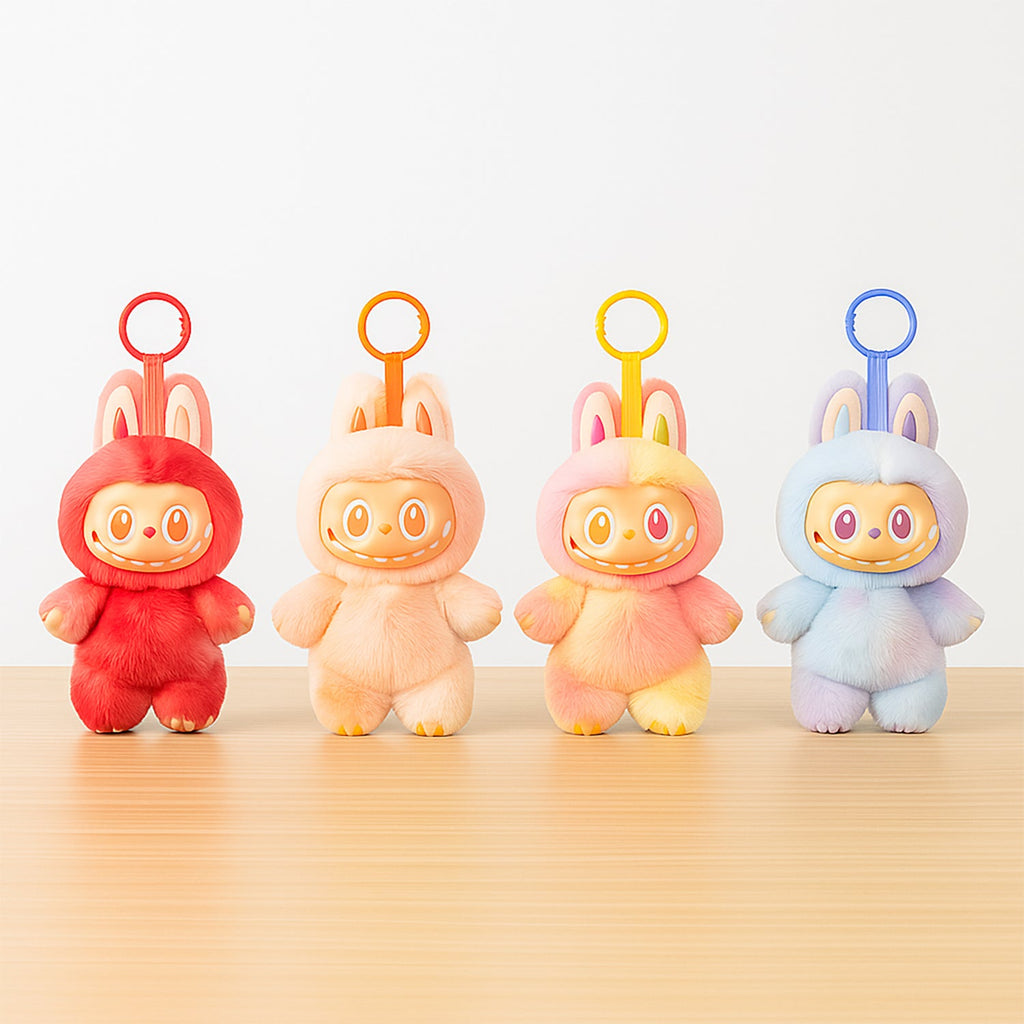 Plush Toy Cartoon Keychain with Hook Assorted Colorful Animal Design  Have a Seat Vinyl Plush Blind Box 1 Pc (Mix Design)