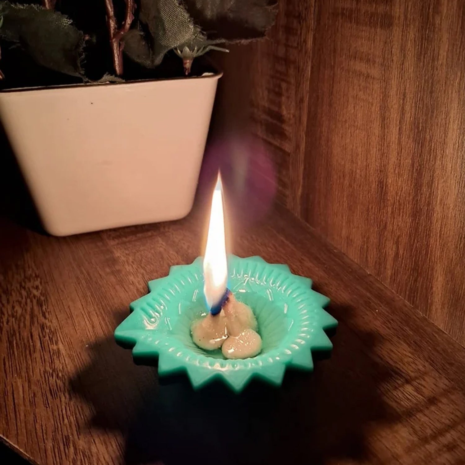 Silicone Diya for Diwali Attractive Design Colourful Diya Combo, Diwali (12 Pcs Set)