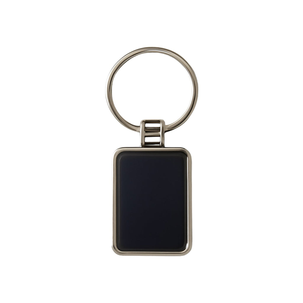 Black Bar Luxe Metal Key Tag