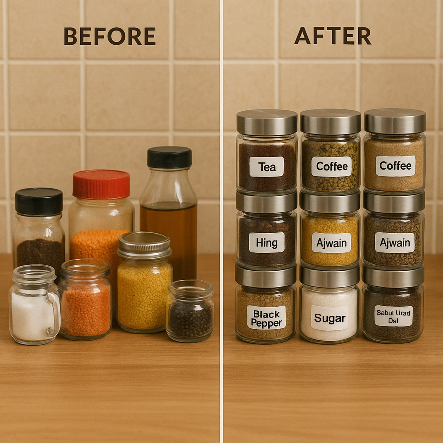 Herb Craft Kitchen Spice Labels