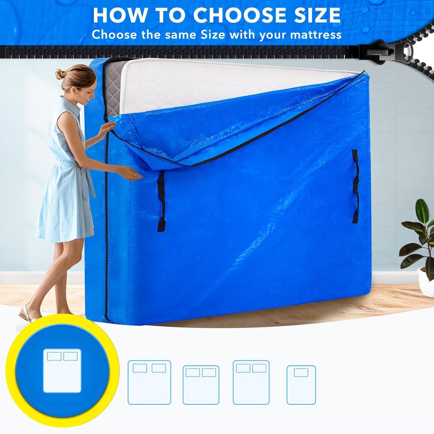 Mattress Bags / Cover (236×136 Cm / 1 Pc)