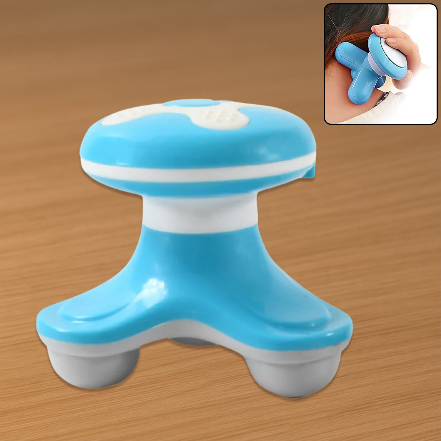 Triangle USB Mini Massager – Multifunction, Automatic Switch, Fatigue Relief (1 Pc/ Battery Not Included)
