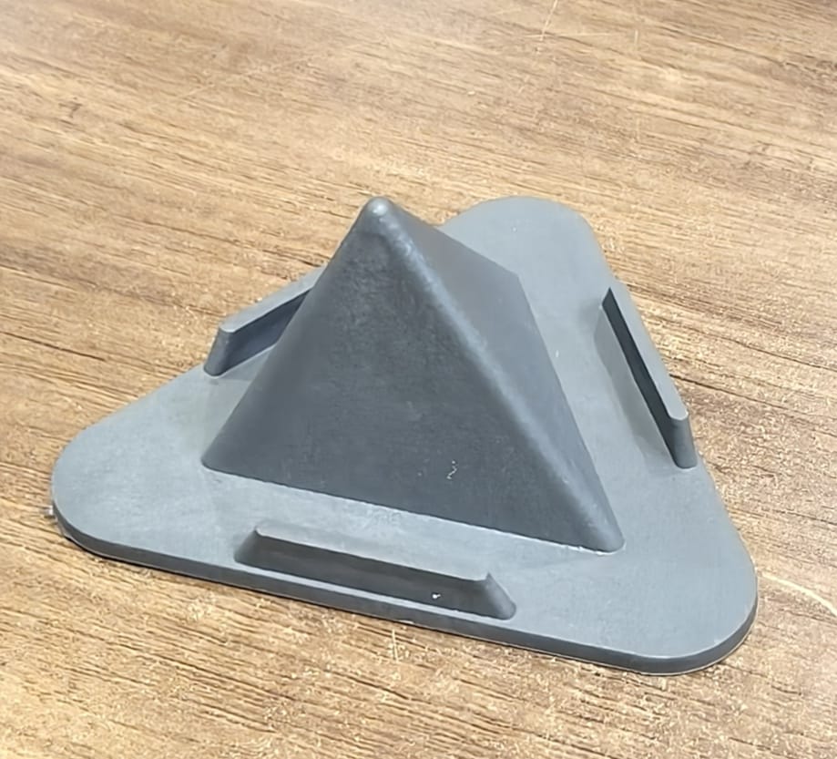Pyramid Black Mobile Stand with 3 Different Inclined Angles