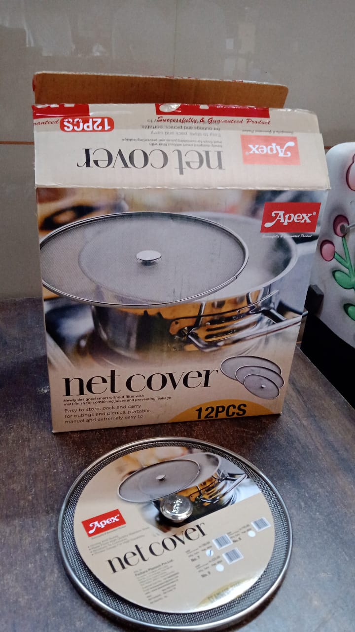 Apex Large Stainless Steel Mesh Net Cover for Cooking (1 Pc)