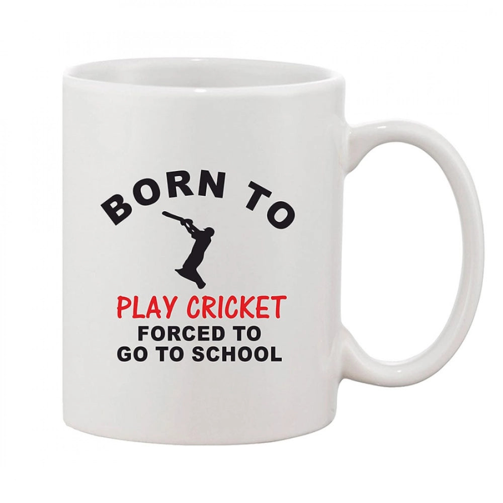 Generic Printed Ceramic Coffee Mug - 1 Pieces, White, 11oz