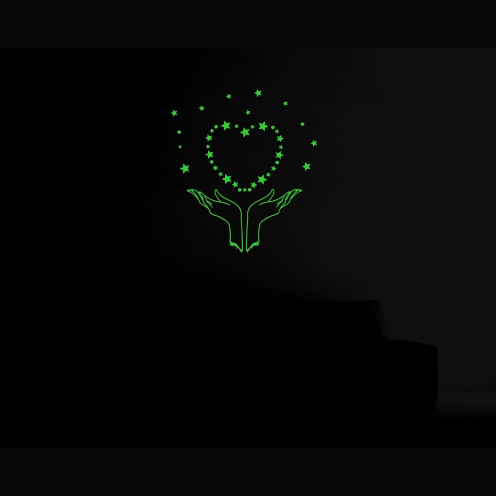 Generic Green Galaxy Of Stars Radium Wall Sticker