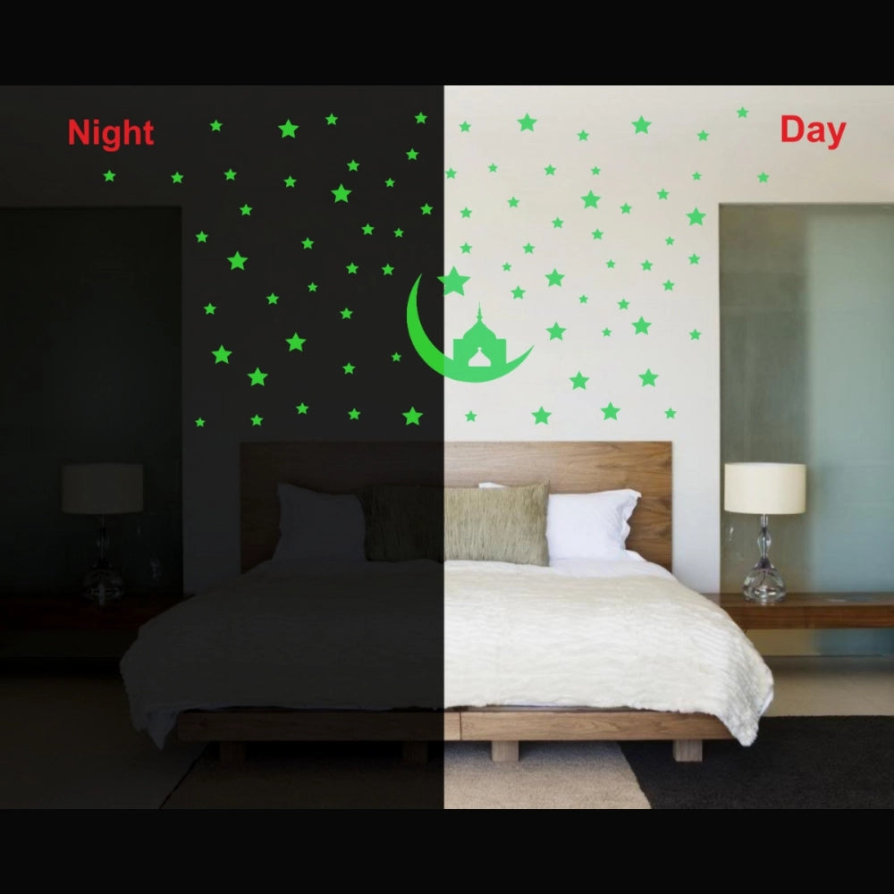 Generic Green Decorative Radium Wall Sticker