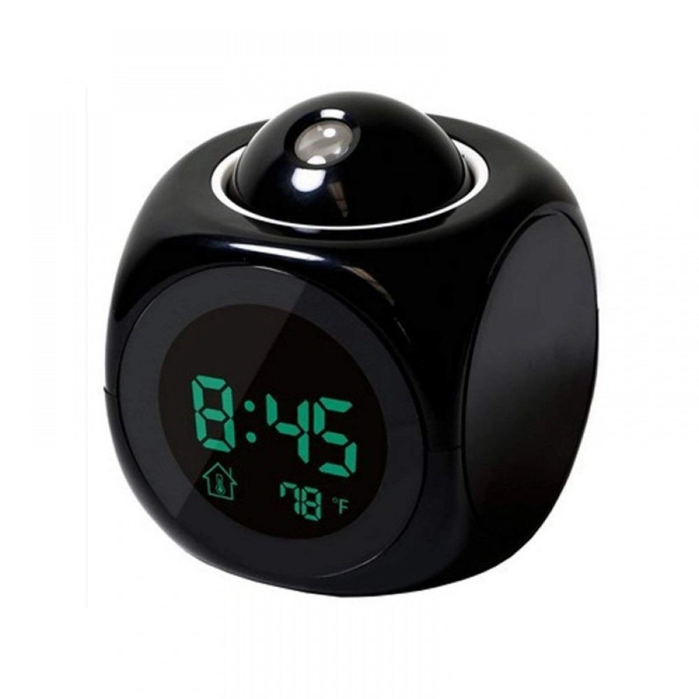 Generic Digital LCD Display Colorful Voice Projection Alarm Clock (Color: Assorted)