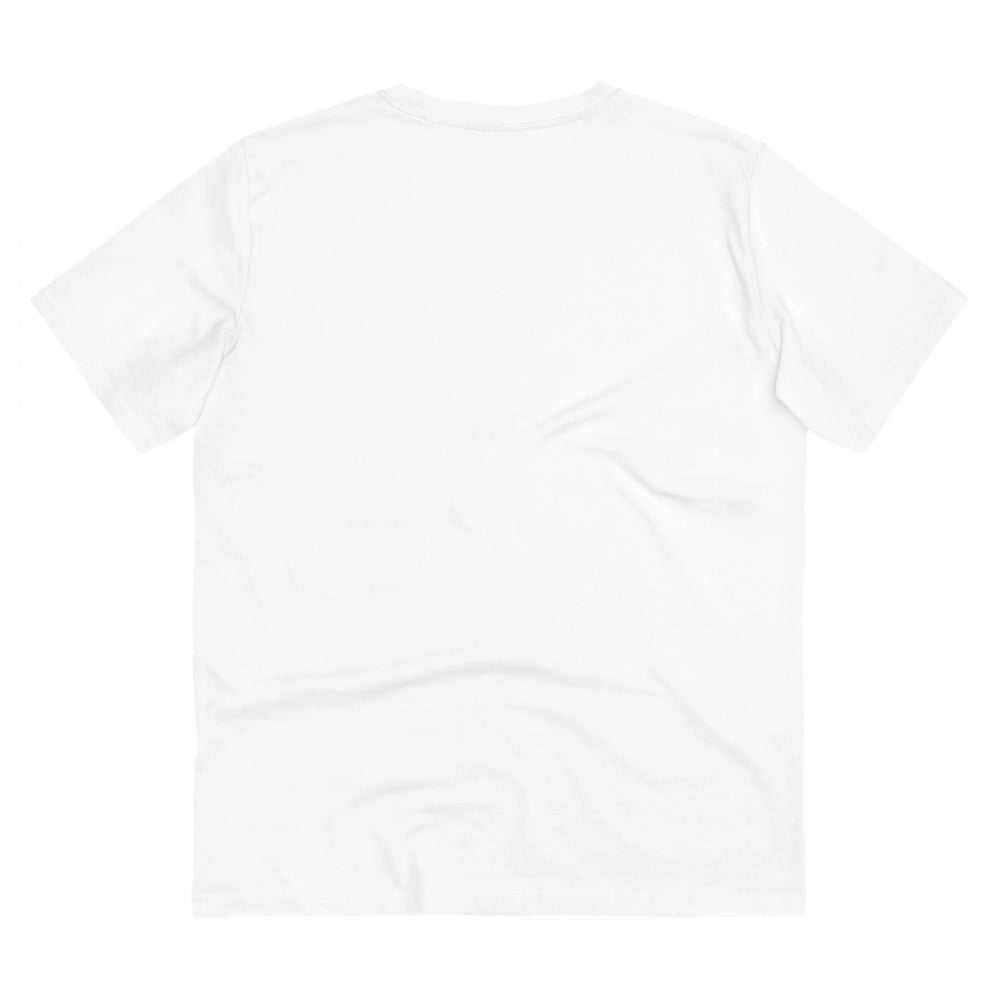 Generic Men's PC Cotton Bike Ride Design Printed T Shirt (Color: White, Thread Count: 180GSM)