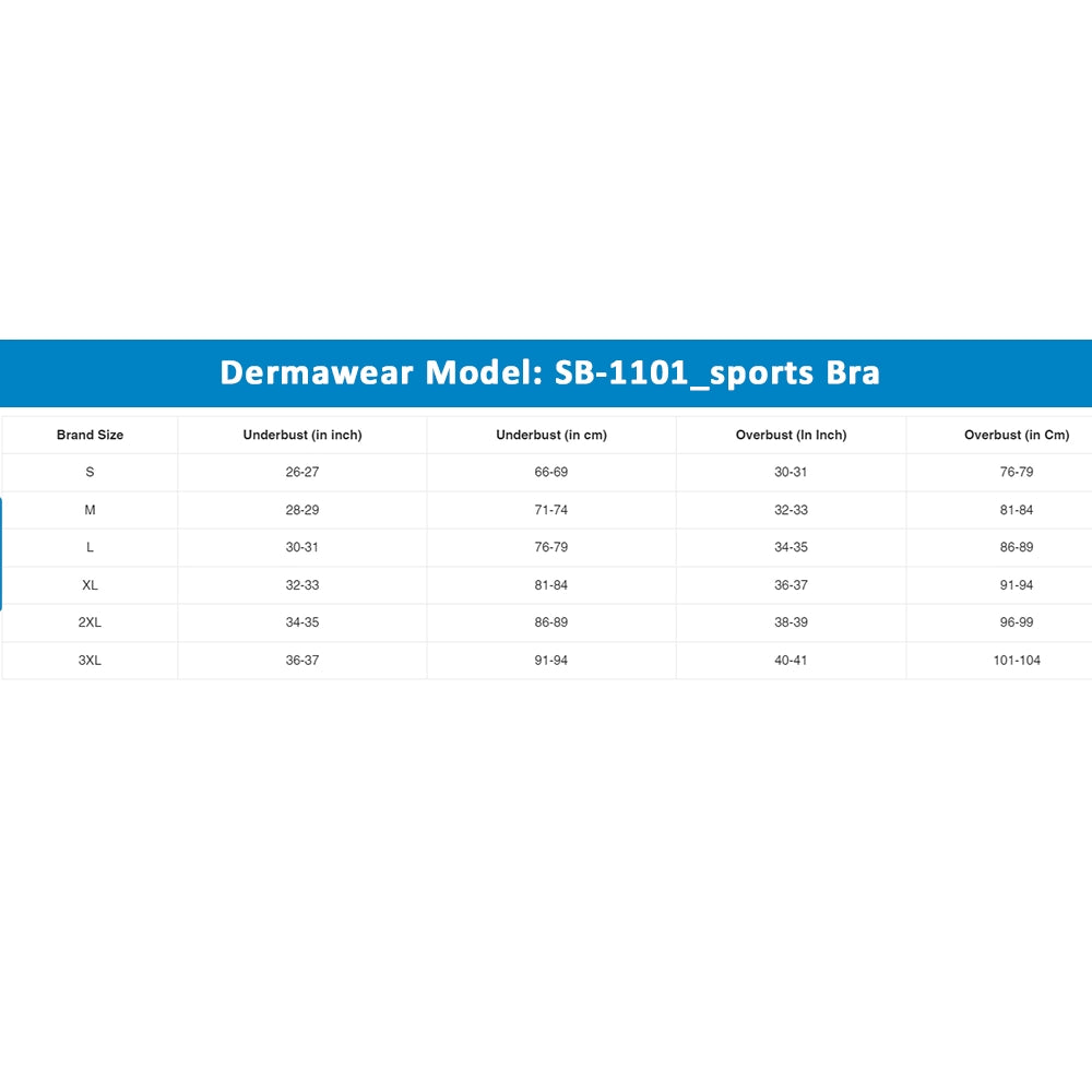 Dermawear SB-1104 Women's 4D Stretch Sports Bra (Skin)