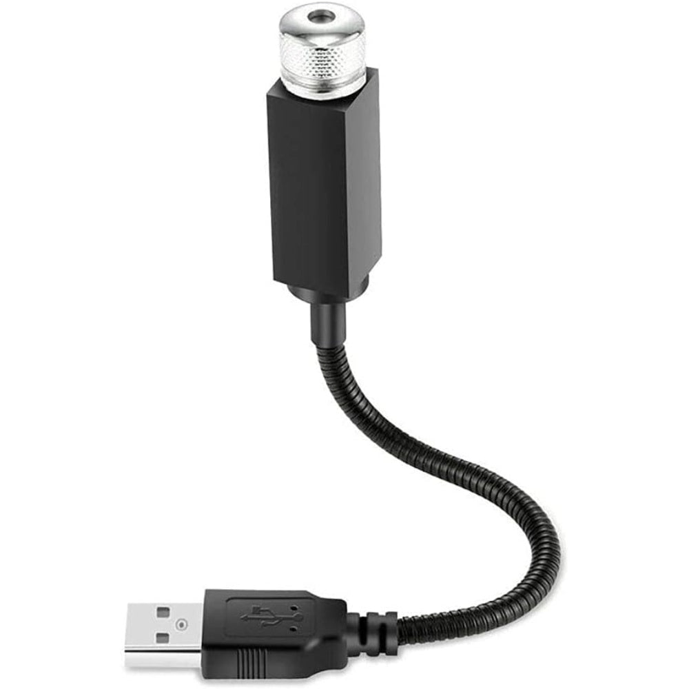 Generic Ambient Star Light 12V 360 Degree Rotation Use For Usb Party Decoration Disco Laser Light (Red)