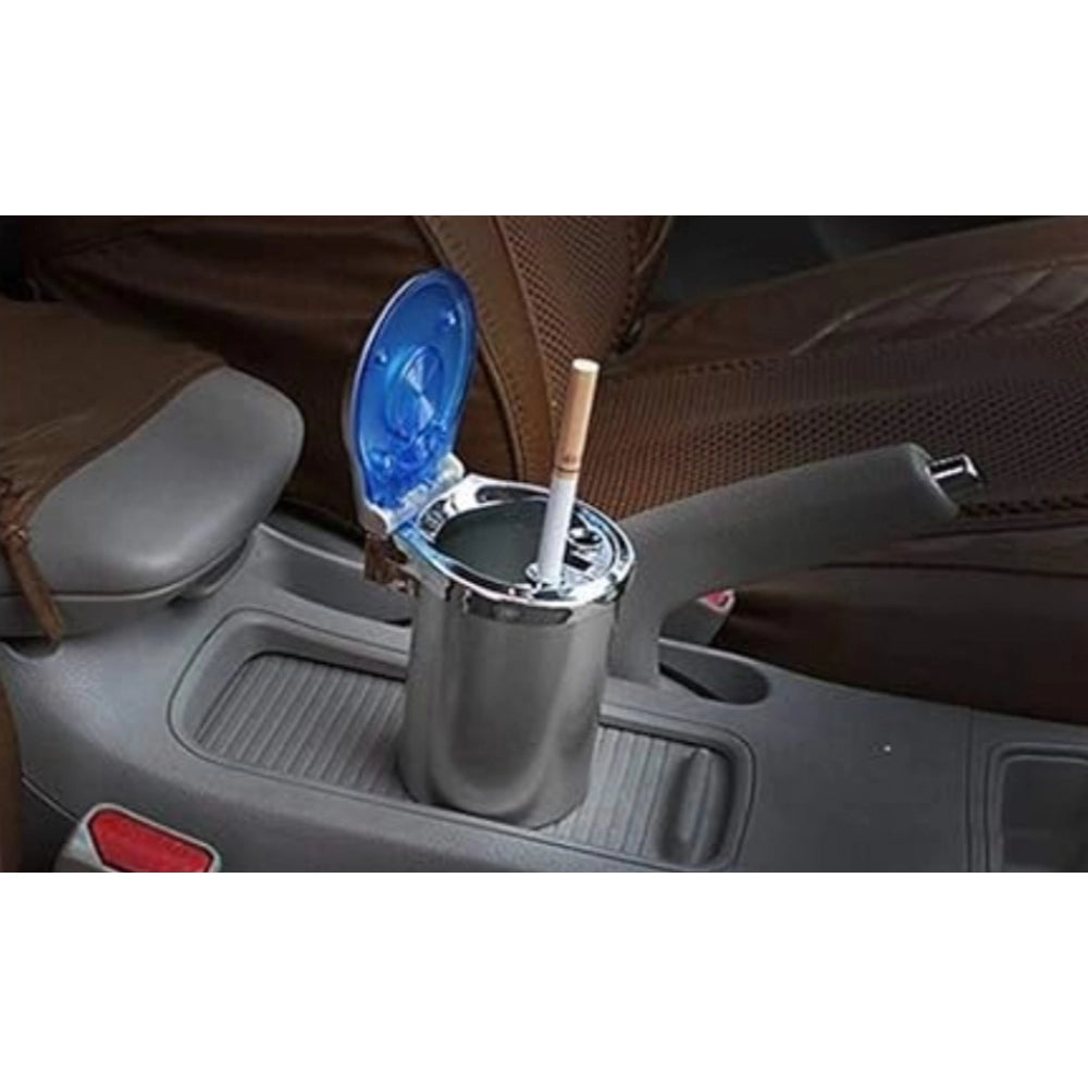 Generic Designer Car Ash Tray Ashtray With Blue Led Light &amp; Rainbow Colors (Multicolor)