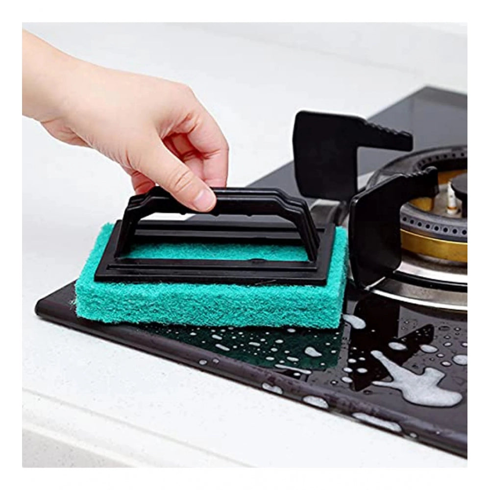Generic Pack Of_2 Tile Cleaning Multipurpose Scrubber Brush with Handle (Assorted)
