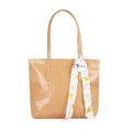 Generic Women's Polyurethane Textured, Croc Shoulder Bag (Yellow)