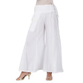 Generic Women's Casual Cotton Solid Palazzo (White)