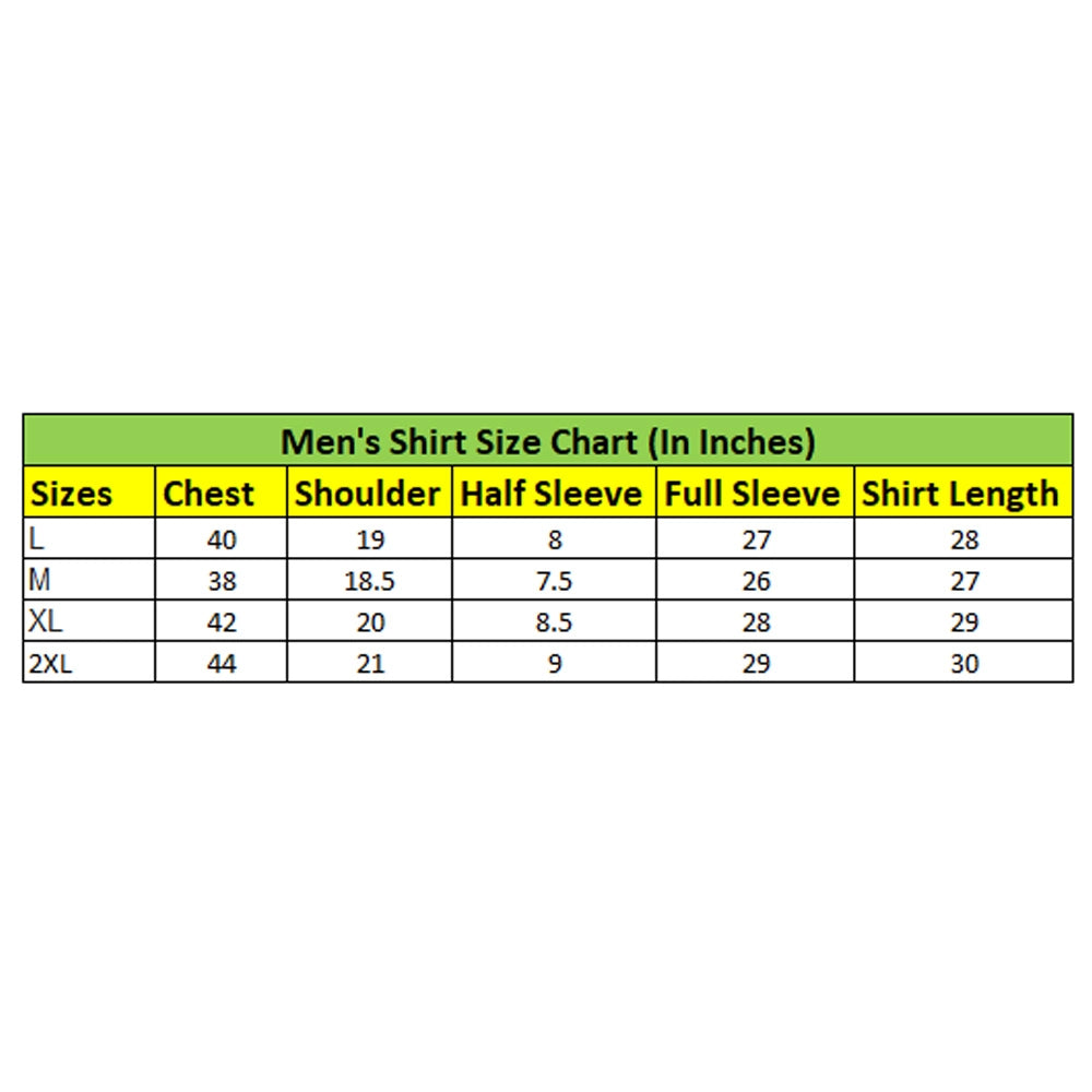 Generic Men's Casual Cotton Half Sleeve Solid Shirt (Lemon)