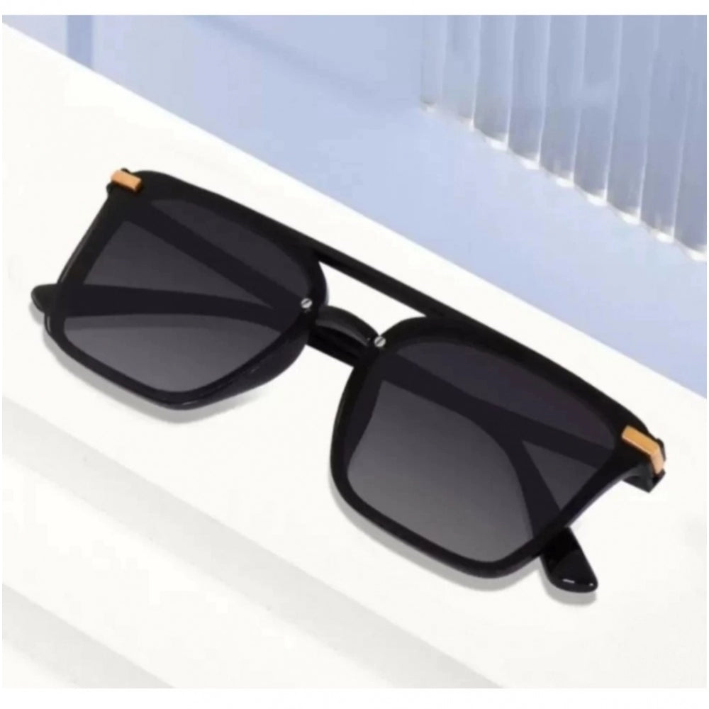Generic Pack Of 2 Classic Unisex UV400 Protection Sunglasses (MultiColor)