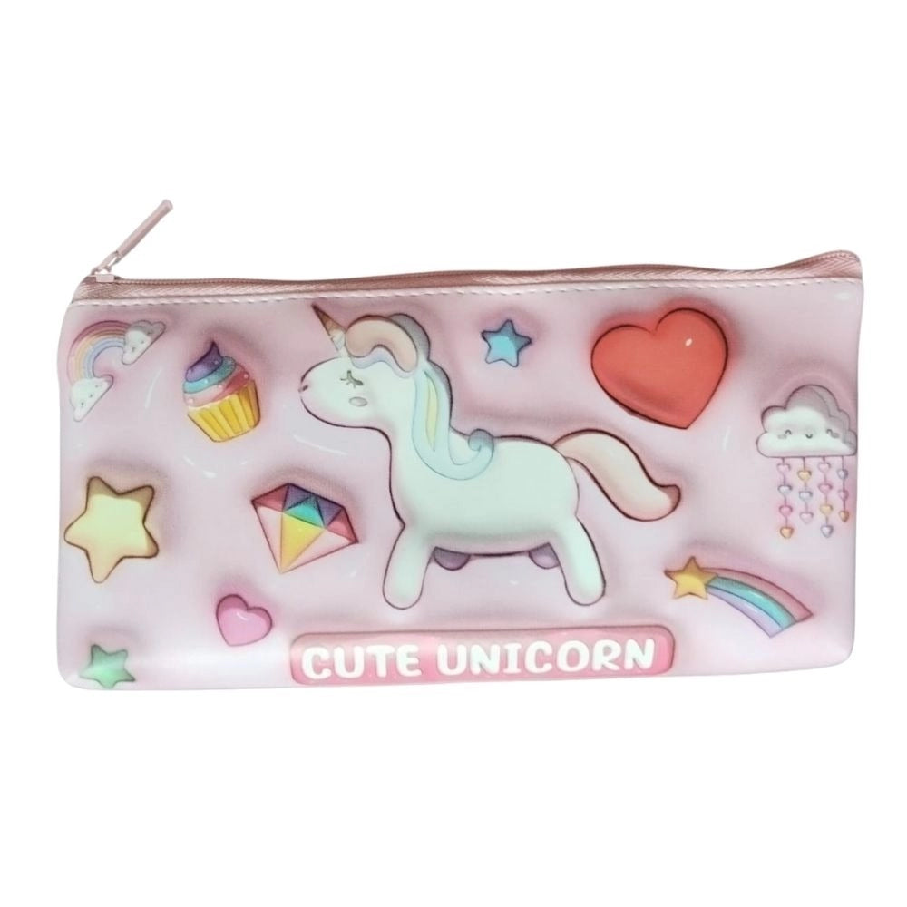 Unicorn Pencil Pouch |   Canvas  |   Stationery | 3+ Years