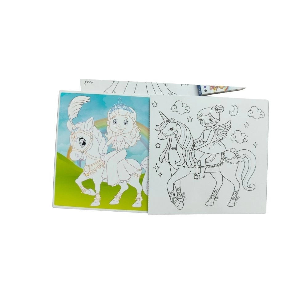 Fun With Coloring Board-Princess |   Cardboard  |   Educational Toys| 3+ Years