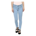 Generic Women's Denim Distressed Buttoned Jeans (Blue)