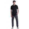 Generic Men's Cotton Blend Solid Half-Sleeve Regular Shirt (Black)