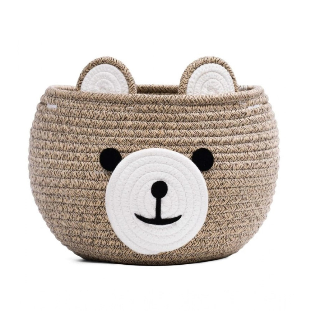 Generic Cotton Bear Shaped Storage Baskets Pack of 1 (Mix)