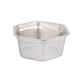 Generic Steel Washing Stainless Steel Colander Basin (Silver)