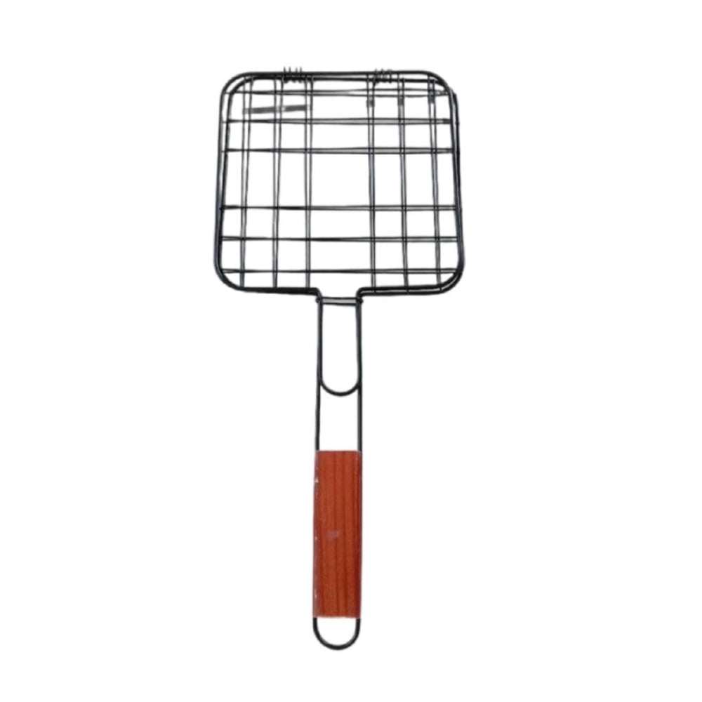 Generic Steel Grill Portable Stainless Steel With Handle Square (Black)
