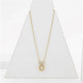 Generic Women's Stainless Steel Heart Shape Golden Delicate Pendent Chain (Gold Plated)