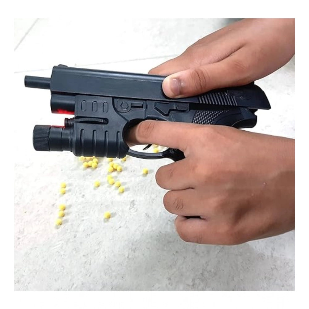Generic Plastic Pubg Pistol Shooting Toy For Kids With 8 Round Reload (Multicolor)