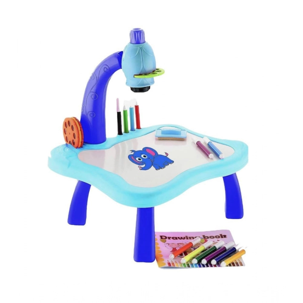 Generic Plastic Drawing Projector Table For Kids (Multicolor )