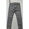 Generic Men's Cotton Blended Solid Tapered Jeans (Grey)