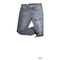 Generic Men's Cotton Blended Solid Tapered Jeans (Blue)